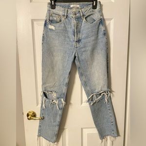 Pacsun light wash ultra high rise slim jeans- Size 26